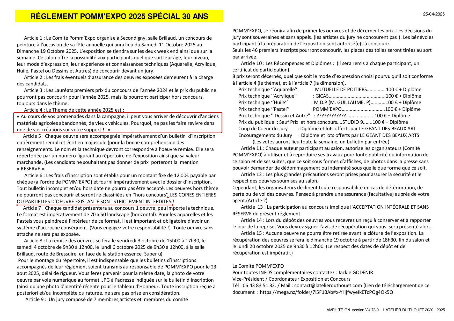 Reglement 2025 deux pages interieur page 001